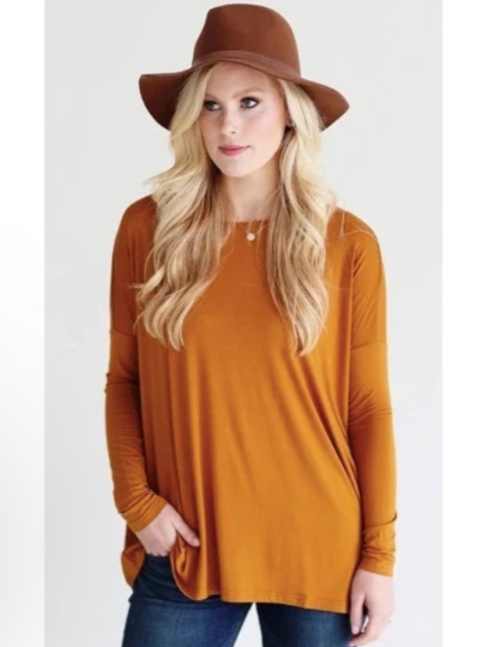 Piko 1988 Mustard Long Sleeve Tunic